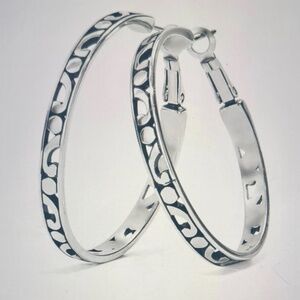 Brighton Contempo Large Hoop Earrings Style JE8180 $68